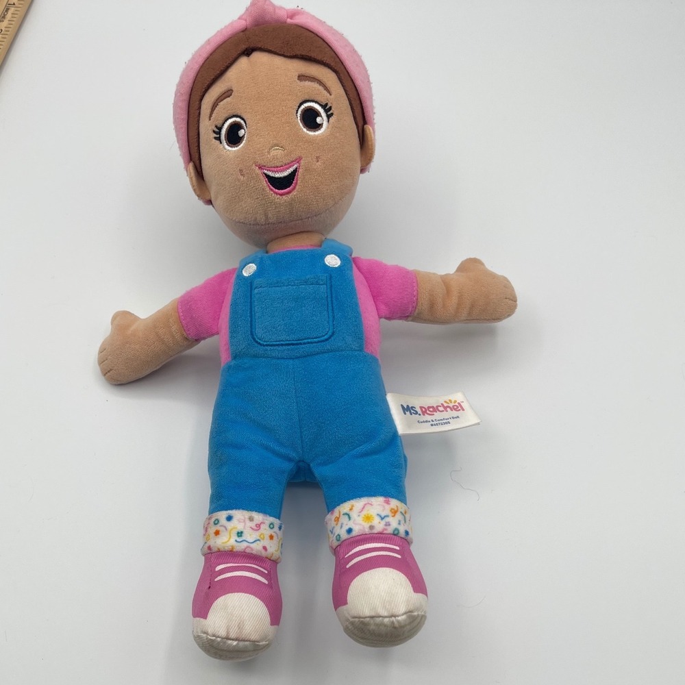 Ms. Rachel Cuddle & Comfort Plush Doll 11 Inch Blue Overalls 6072305